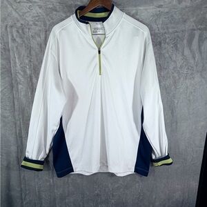 Nike Golf Dri Fit Tour Performance Quarter Zip Pullover Men’s XL Off White shirt